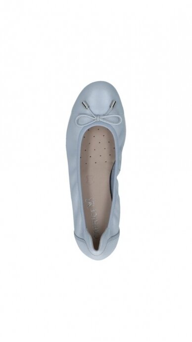 CAPRICE leather ballerina shoes for women 3