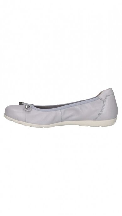 CAPRICE leather ballerina shoes for women 2