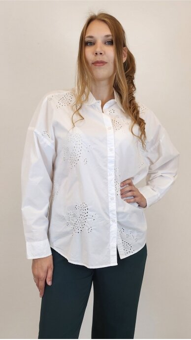 Long sleeve white shirt BROADWAY NYC FASHION