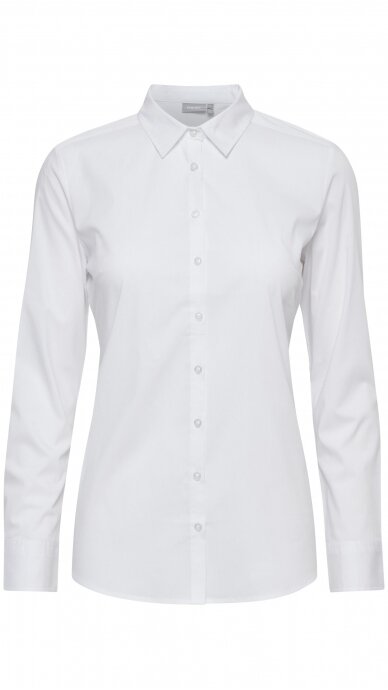 White women's shirt with long sleeves FRANSA 2