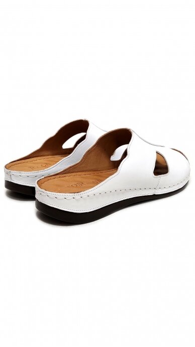 White leisure slippers for women TOSCANIO 3