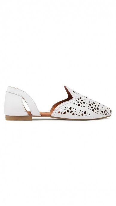 White leather sandals for women PIAZZA 2