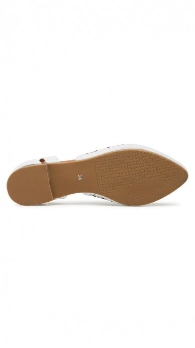 White leather sandals for women PIAZZA 5