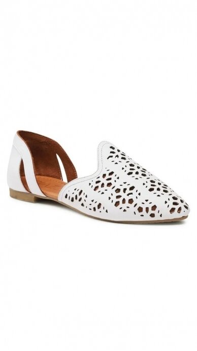 White leather sandals for women PIAZZA 1