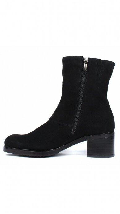 Elegant black suede boots - AALTONEN 2