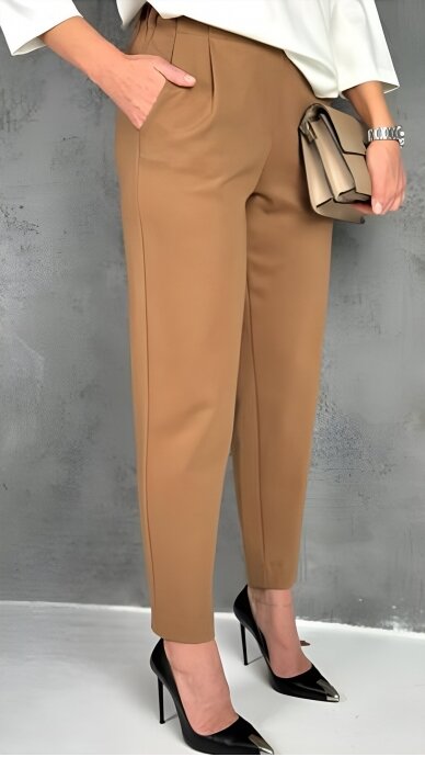 Elegant brown pants for women - MIRA MIA