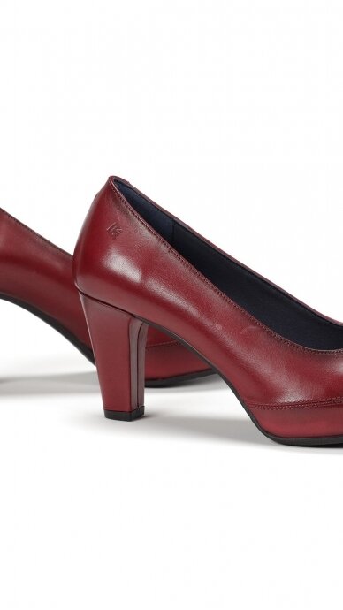 FLUCHOS burgundy high-heeled shoes 5