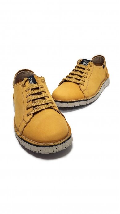 Yellow leisure shoes for men CALLAGHAN 1