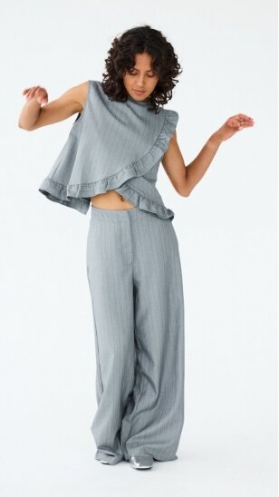 ICHI elegant gray trousers