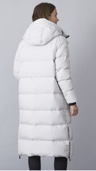 JUNGE long down coat with hood