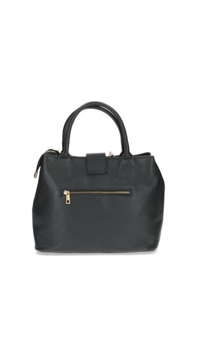 Black leather handbag for women CAPRICE 2