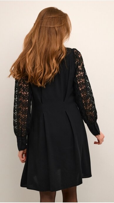 Black dress with lace sleeves – CULTURE 1