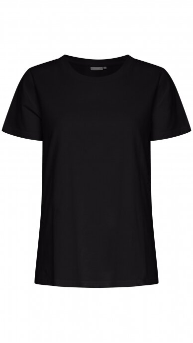 Black T-shirt with short sleeves FRANSA 3