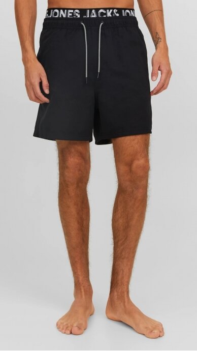 Black swim shorts for men JACK & JONES