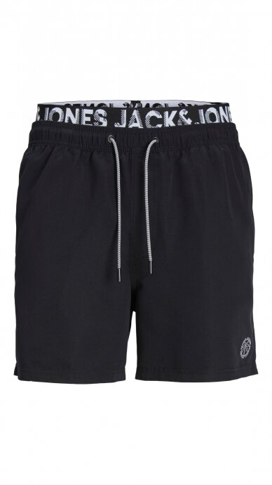 Black swim shorts for men JACK & JONES 3