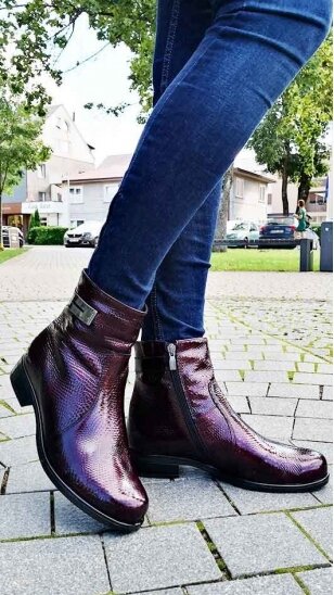 Classic burgundy boots AALTONEN