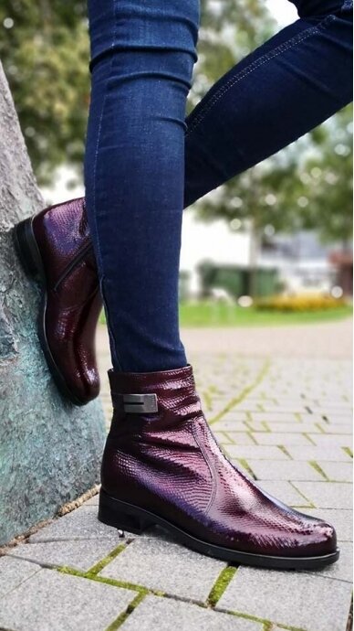 Classic burgundy boots AALTONEN