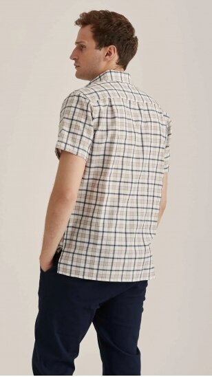 ERLA OF SWEDEN short sleeve plaid shirt for men