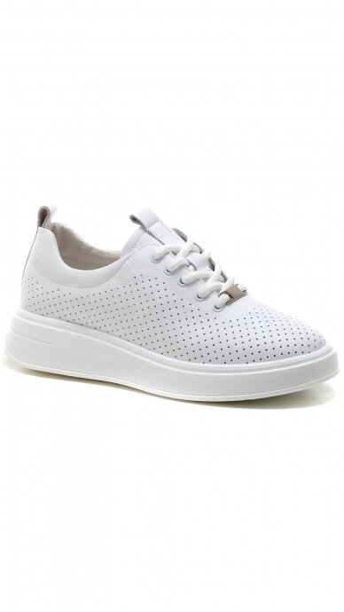 Leisure white shoes for women LORETTA VITALE