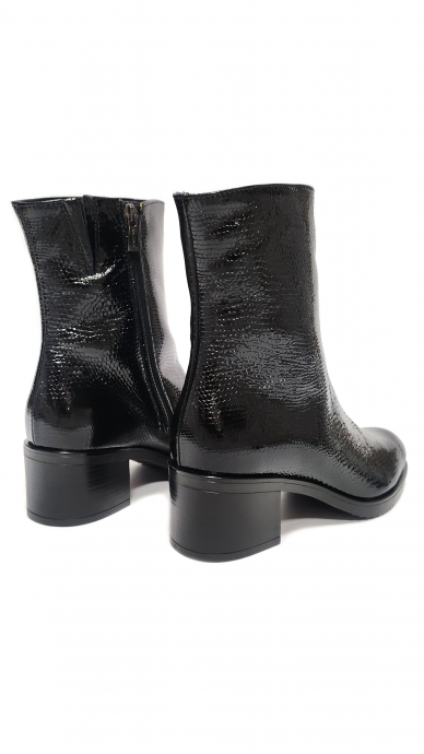 Patent leather high-heeled boots - AALTONEN 1