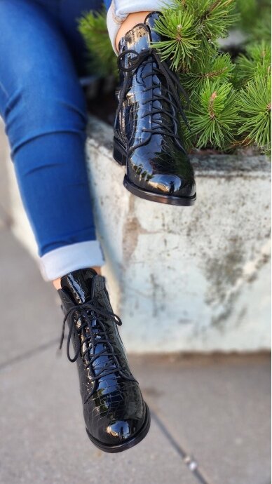 Patent leather boots - AALTONEN 1