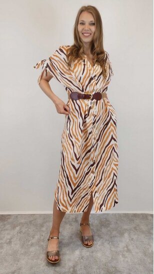 Striped linen dress TESSY