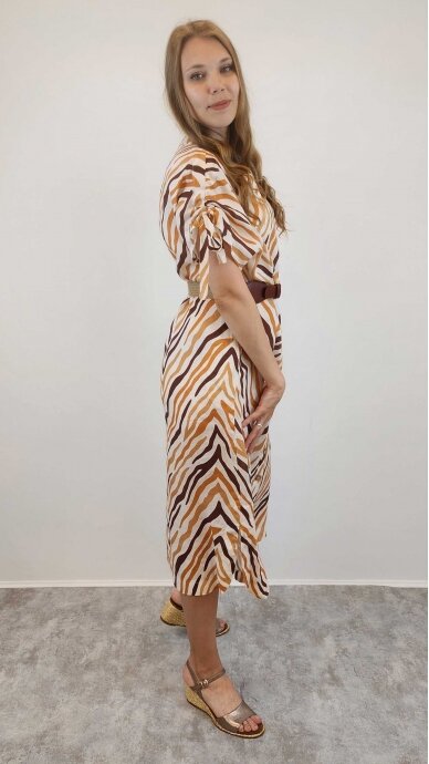 Striped linen dress TESSY 2