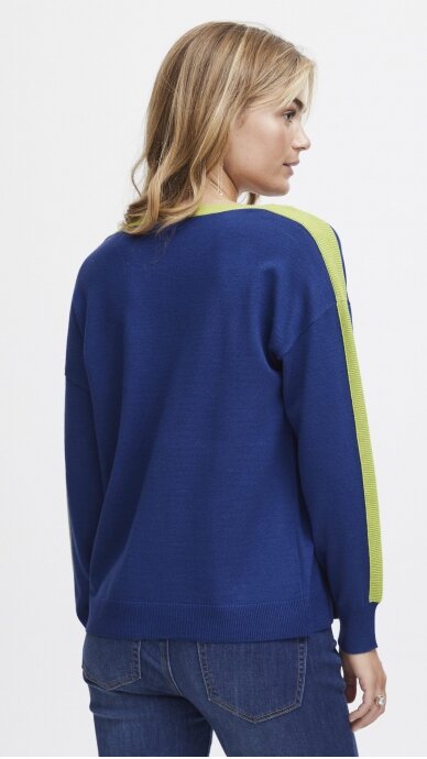 Blue sweater with long sleeves FRANSA 1