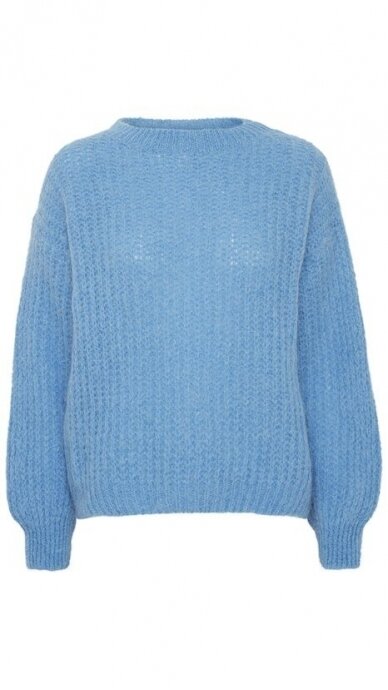 Blue women's sweater with wool SORBET 3