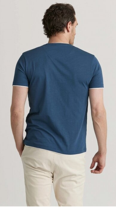 Blue t-shirt for men with short sleeves ERLA OF SWEDEN 1