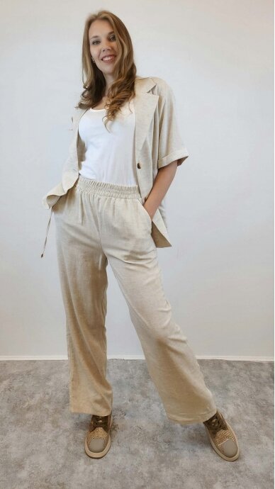 Women's linen suit with pants SAMSARA