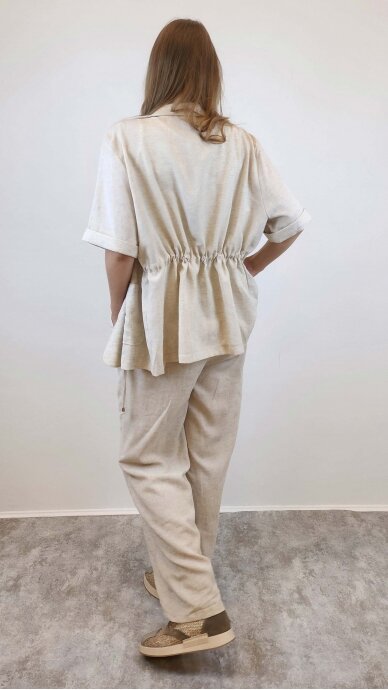 Women's linen suit with pants SAMSARA 3