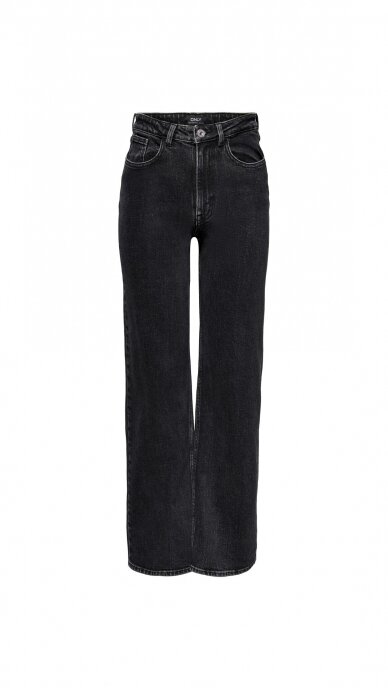 Women's Black High-Waisted Flared Jeans - ONLY 3