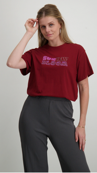 Women's T-shirt with a pattern - ONLY