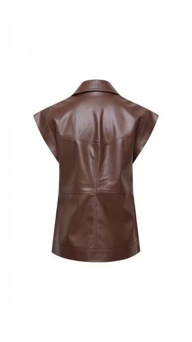 Women's eco leather vest ICHI 3