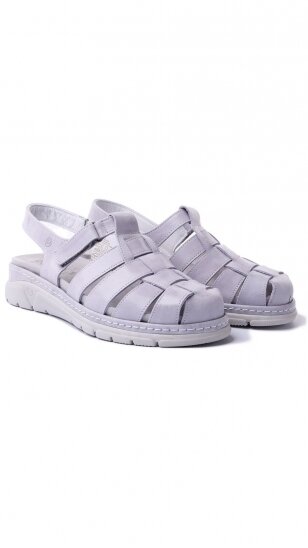 Leather leisure sandals for women SUAVE