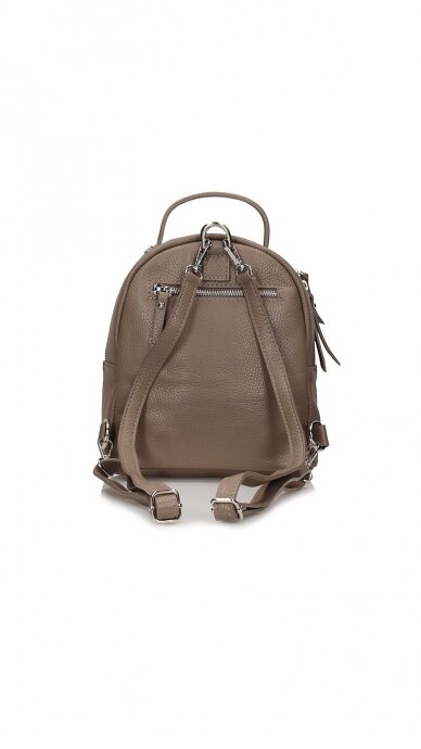 Leather backpack TOSCANIO E74 BEZ 4
