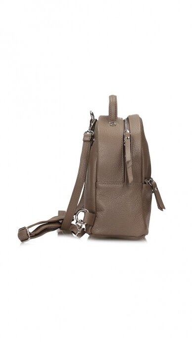 Leather backpack TOSCANIO E74 BEZ 3
