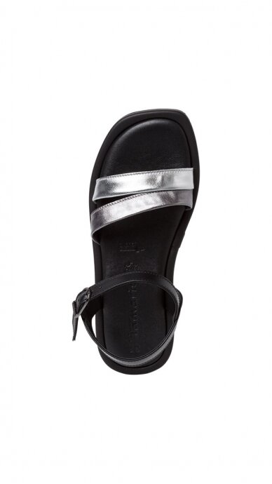 Leather flat sandals TAMARIS 28114-20 4