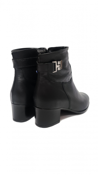 Leather boots with buckle and felt - AALTONEN 1