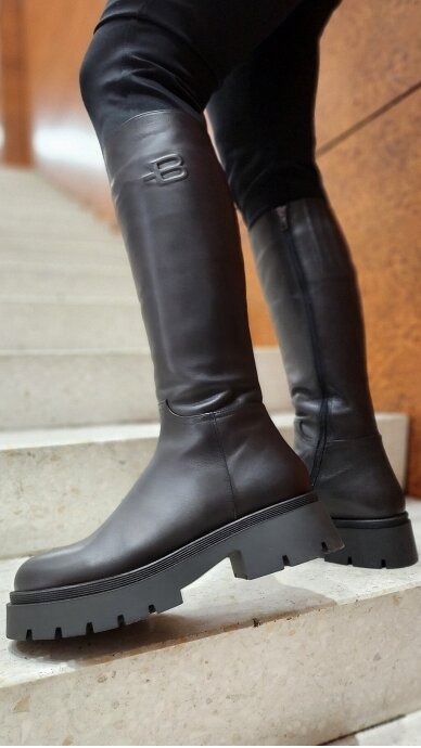 Leather boots for women MARIO MUZI