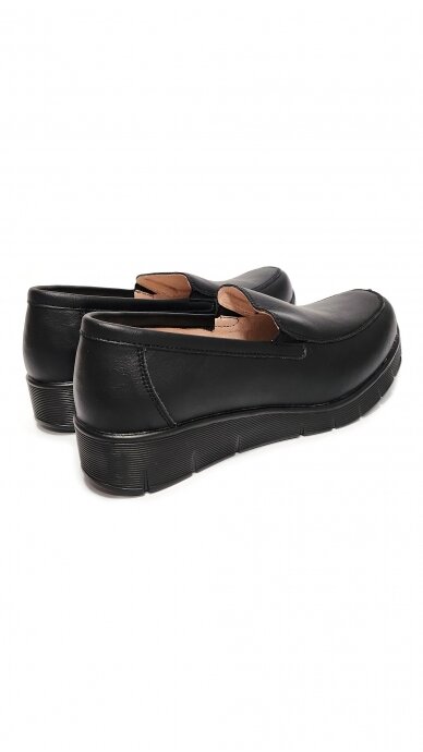 Black leather shoes AVANTA COMFORT 2