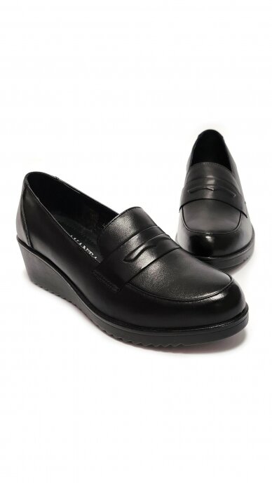 Leather platform shoes AVANTA COMFORT