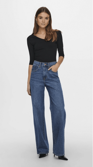 Wide straight jeans for women - ONLY 2