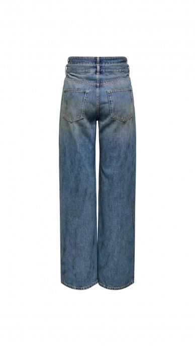 Wide-leg jeans with an extra high waist - ONLY 4