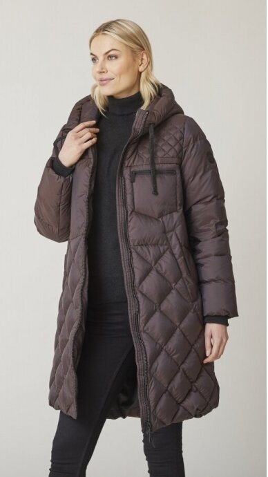 Down coat for women IBI CHOCOLADE from JUNGE