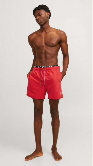 Red swim shorts for men JACK & JONES 1