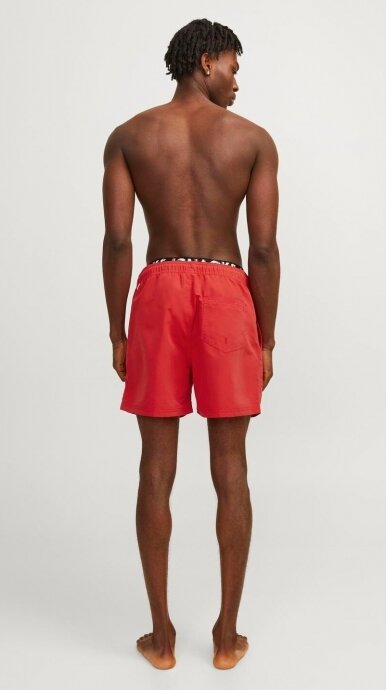 Red swim shorts for men JACK & JONES 2