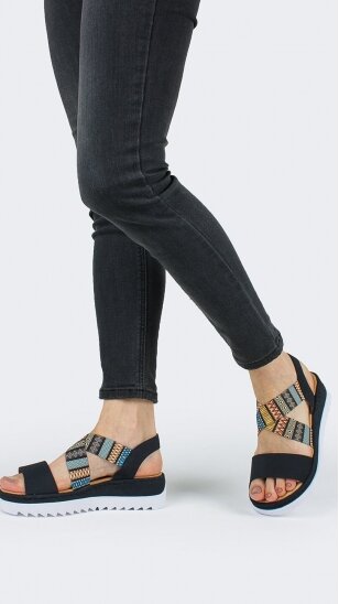 RIEKER platform casual sandals for women