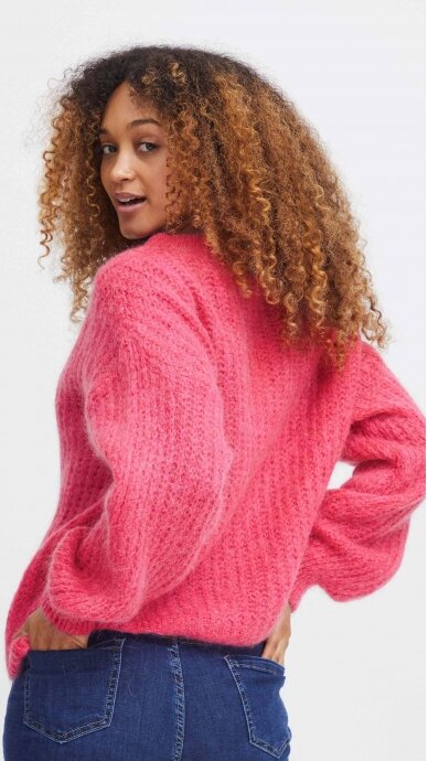 Pink women's sweater with wool SORBET 1